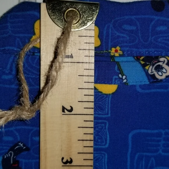 Disney Mickey Mouse Hawaiian Short Sleeve Button Up Shirt Kids Size 10/12 - Picture 6 of 12